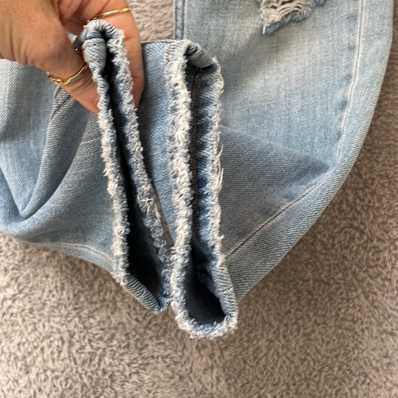 Abercombie & Fitch Jeans Women's 0 Regular Boyfriend Straight Distressed Cotton - Picture 6 of 16